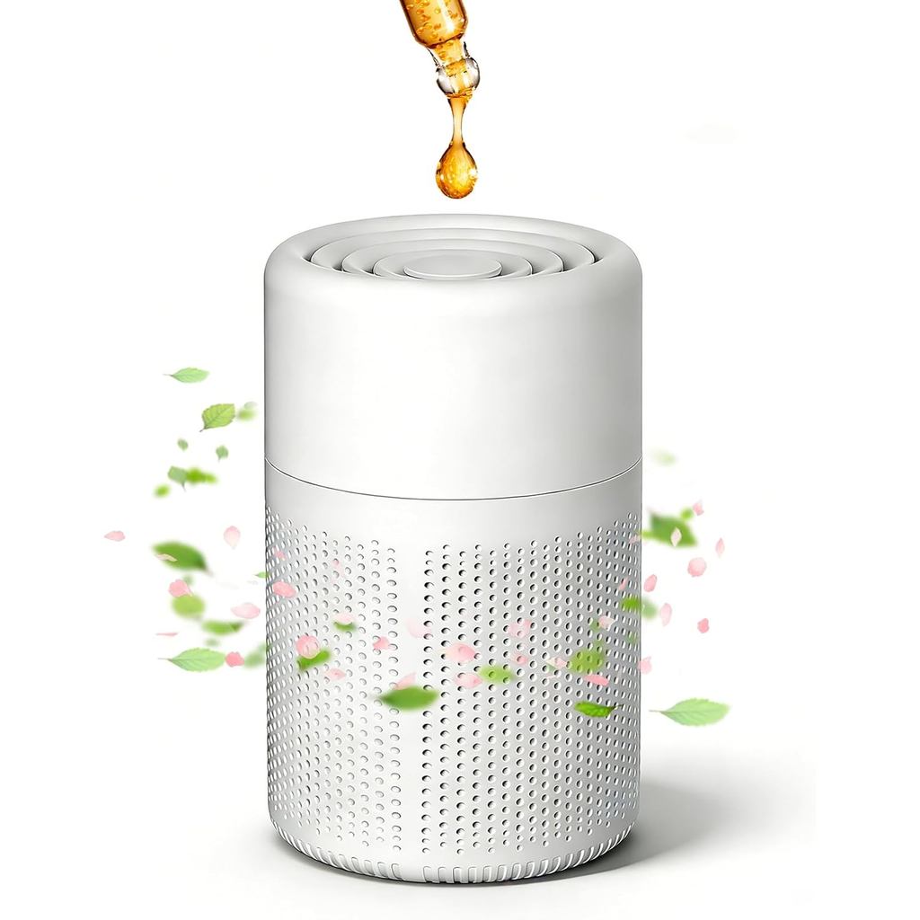 Thích hợp cho máy lọc không khí phòng ngủ, được trang bị bộ lọc HEPA H13, bộ lọc im lặng, có chức nă