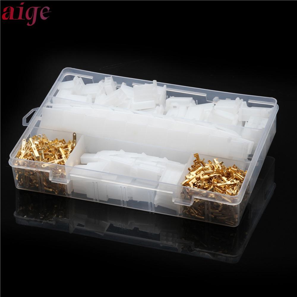 AIGE 580 Chiếc Pin Header Connector, Pin Count 2 3 4 6 9 Crimp Terminal Wire Connector Kit, Các Loại