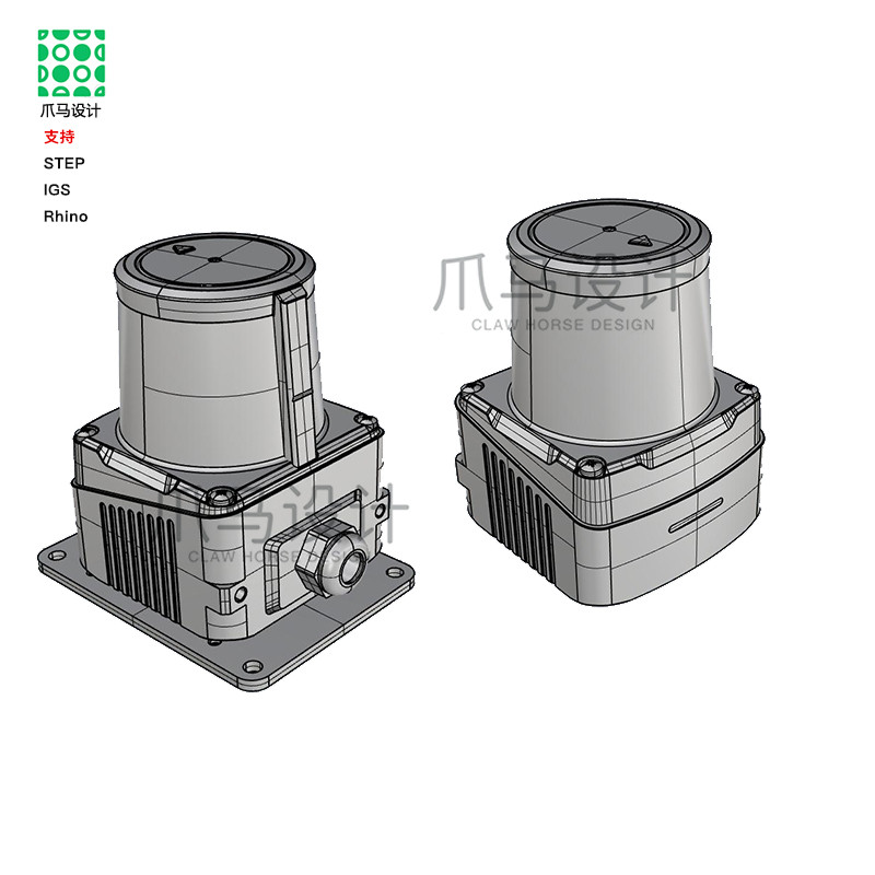 Star Second Laser Radar Radar Rhino Model Chất liệu mô hình Rhino / BƯỚC / IGS
