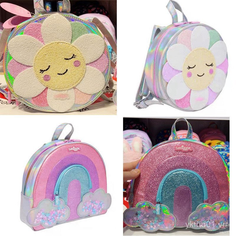 Hoạt Hình Hoạt Hình Úc smiggle Ba Lô Thường Ngày Trẻ Em Ngoài Trời Học Sinh Tiểu Học Ba Lô PXIS