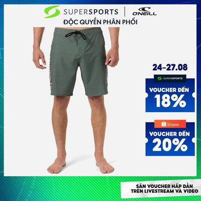 Quần Đi Biển Nam O'Neill Hyperfreak Tech Panel Hawaii 19 - Xanh Quân Đội - SP5106036-DOL2