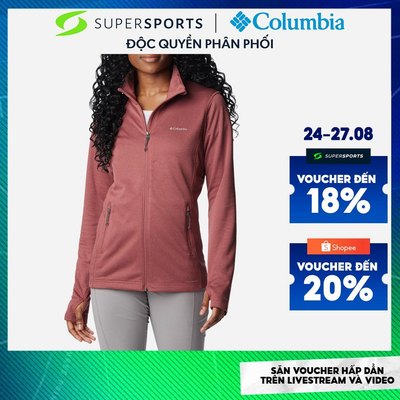 Áo Khoác Nữ Columbia W Park View™ Grid Fleece Full Zip - Hồng - 1959712679