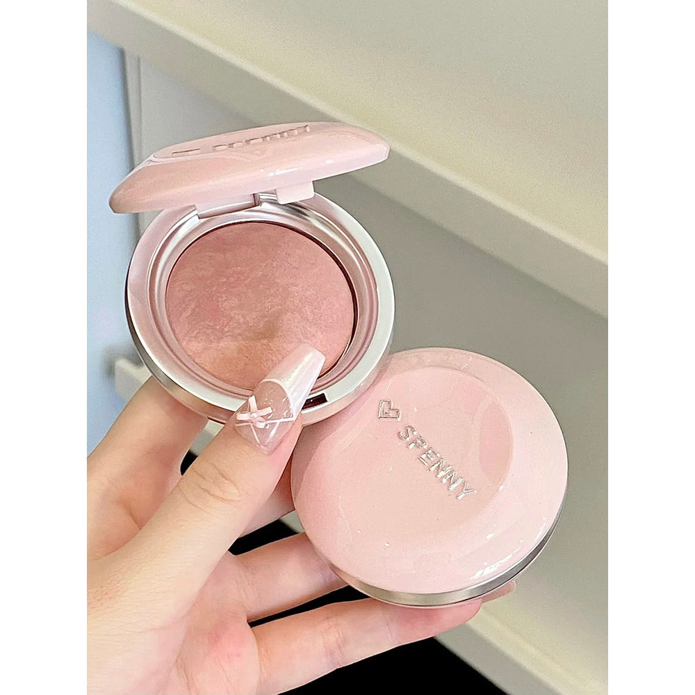 má hồng phấn má hồng Spenny Spenny Spenny Baking Powder Blush 922 Màu mở rộng Màu mơ Trang điểm Thu 