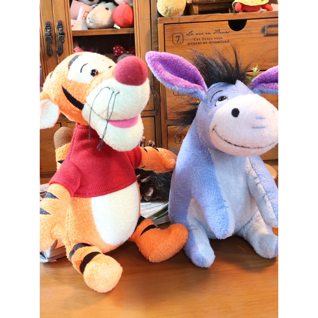 Nhật Bản Đơn Chính Hãng Sekiguchi Eeyore Donkey Tigger Retro Sang Trọng Búp Bê Búp Bê