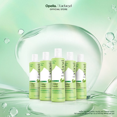 Bộ 5 chai Dung Dịch Vệ Sinh Phụ Nữ Lactacyd Odor Fresh Ngăn Mùi 24H 250ml/chai