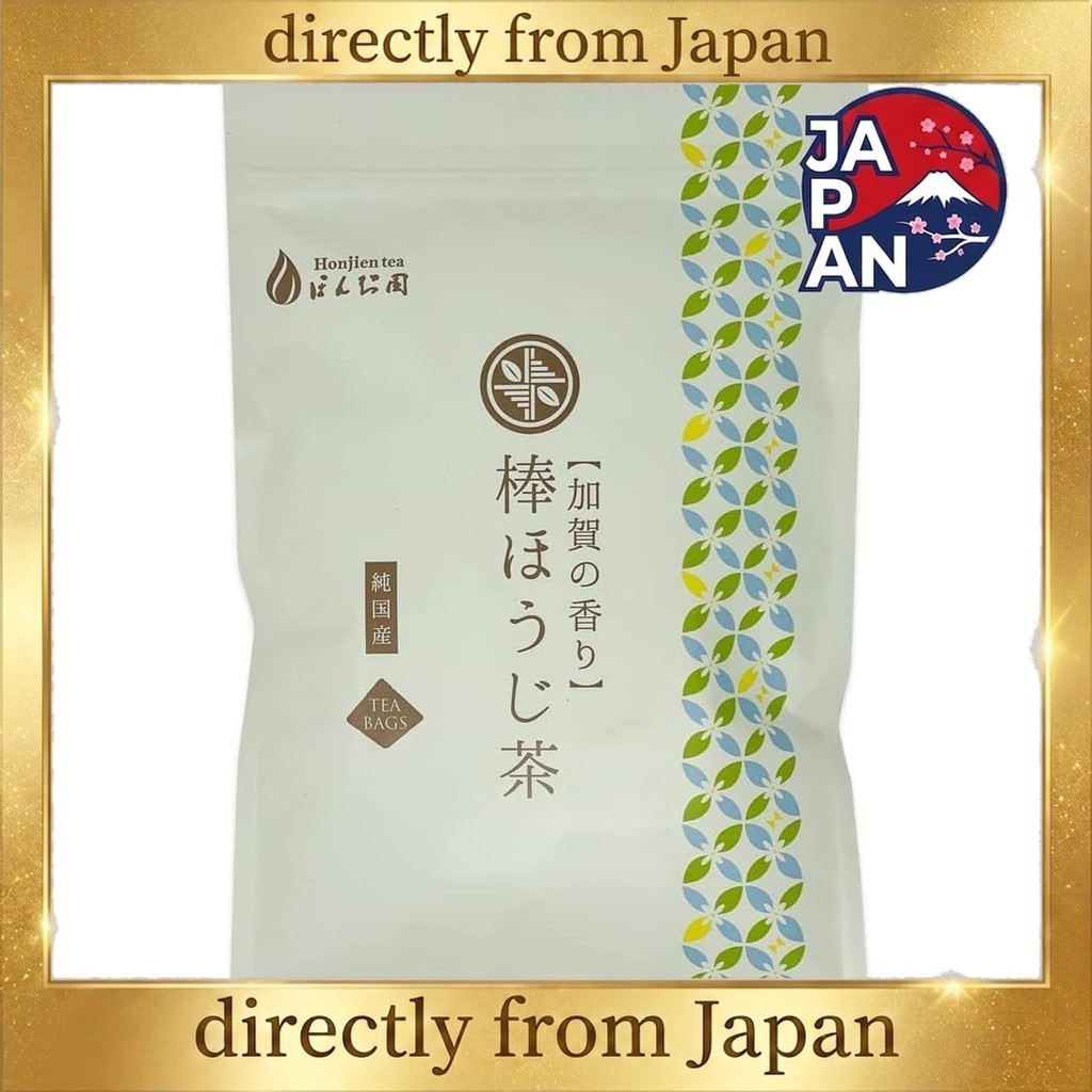 Honjien Tea, Domestic Kaga Roasted Green Tea, Kaga Aroma, 3g x 30 Tea Bags. chis_select_JAPAN SHOP