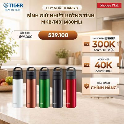 Bình Giữ Nhiệt Lưỡng Tính Tiger MKB-T481 (480ml)