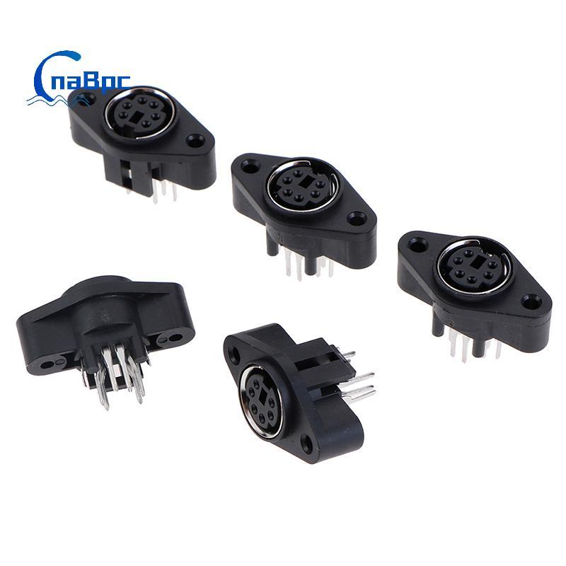 < CnaBpc > 5 CÁI MDC / S Terminal Soet DIN Ja Connector Mini 6Pin 6P Soet Mới