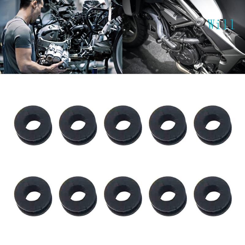 Sẽ 10 Chiếc Cao Su Grommets Xe Máy Fairings Cho 600RR 600 F4 F4i 250R