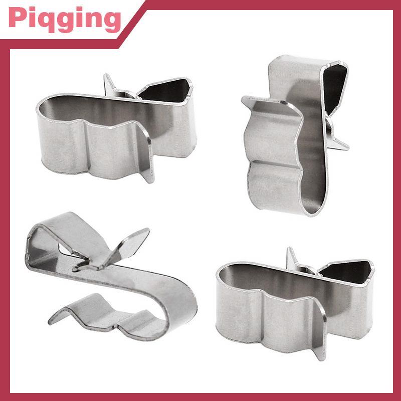 Piqging 10 Chiếc Bảng Điều Khiển Năng Lượng Mặt Trời Dây Kẹp Cho 2x6mm Thép Không Gỉ Cáp Trailer Qua