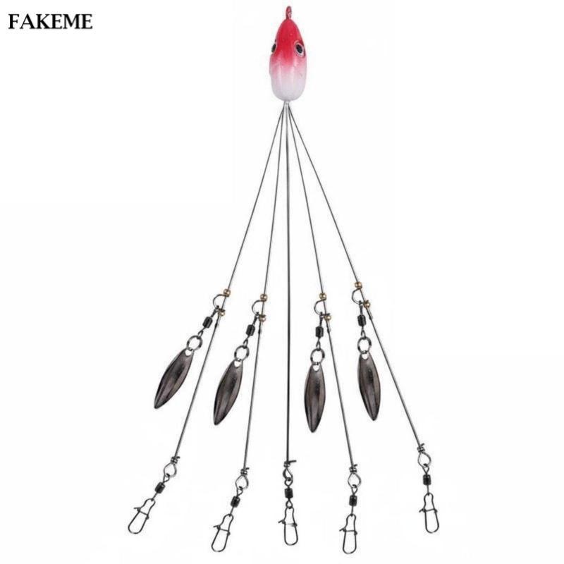Máy khoan ô nước ngọt và nước mặn Alabama Rig Soft Swimbait Thực tế