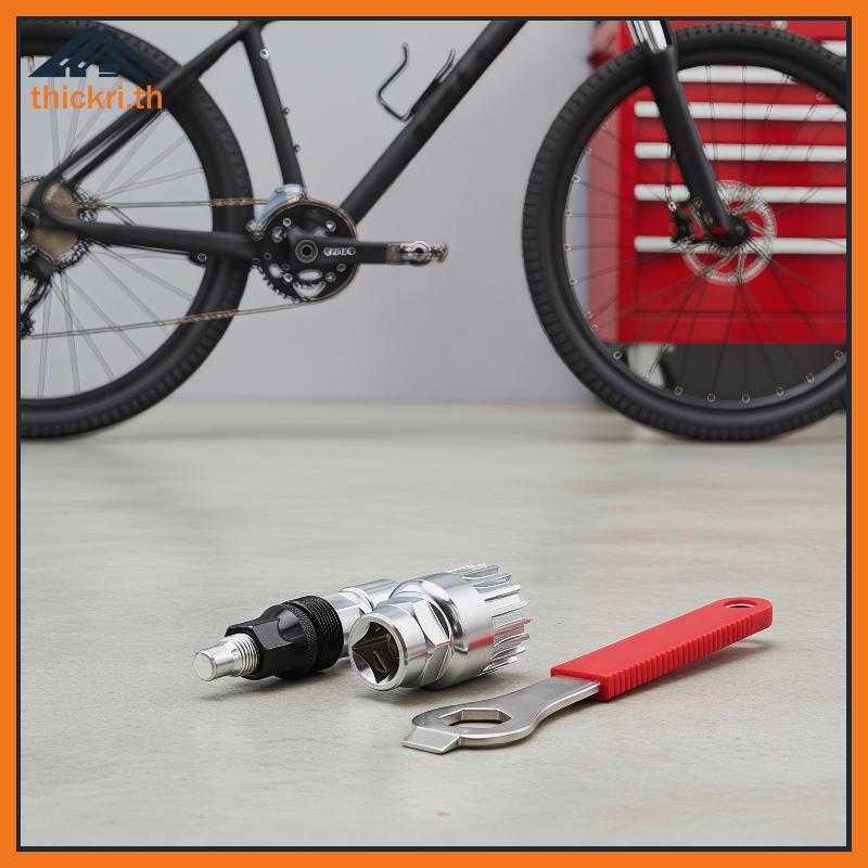 TT Bike Crank Puller Tool 2 trong 1 Bottom Braet Remover Spanner để sửa chữa xe đạp tại nhà và sử dụ