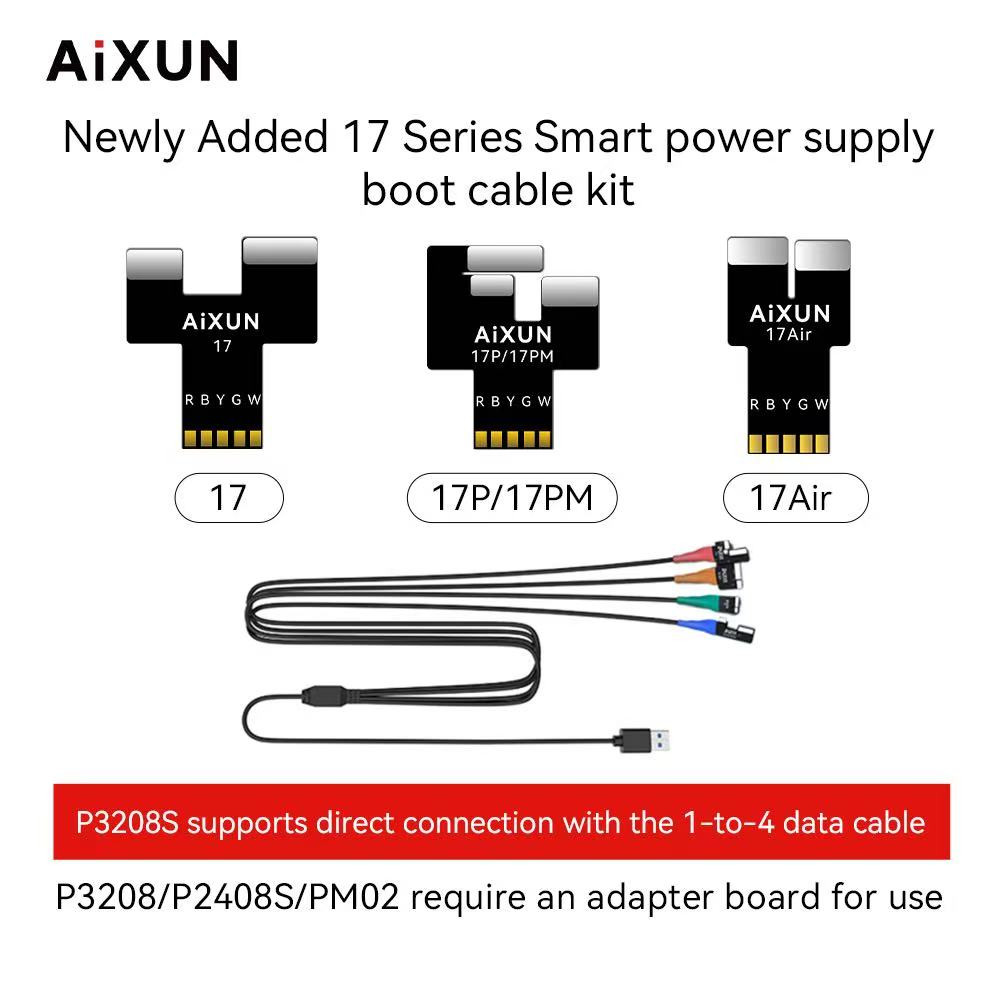 AIXUN P3208 320W Bộ nguồn được điều chỉnh thông minh cho điện thoại 7-17ProMax Hỗ trợ giao thức sạc 
