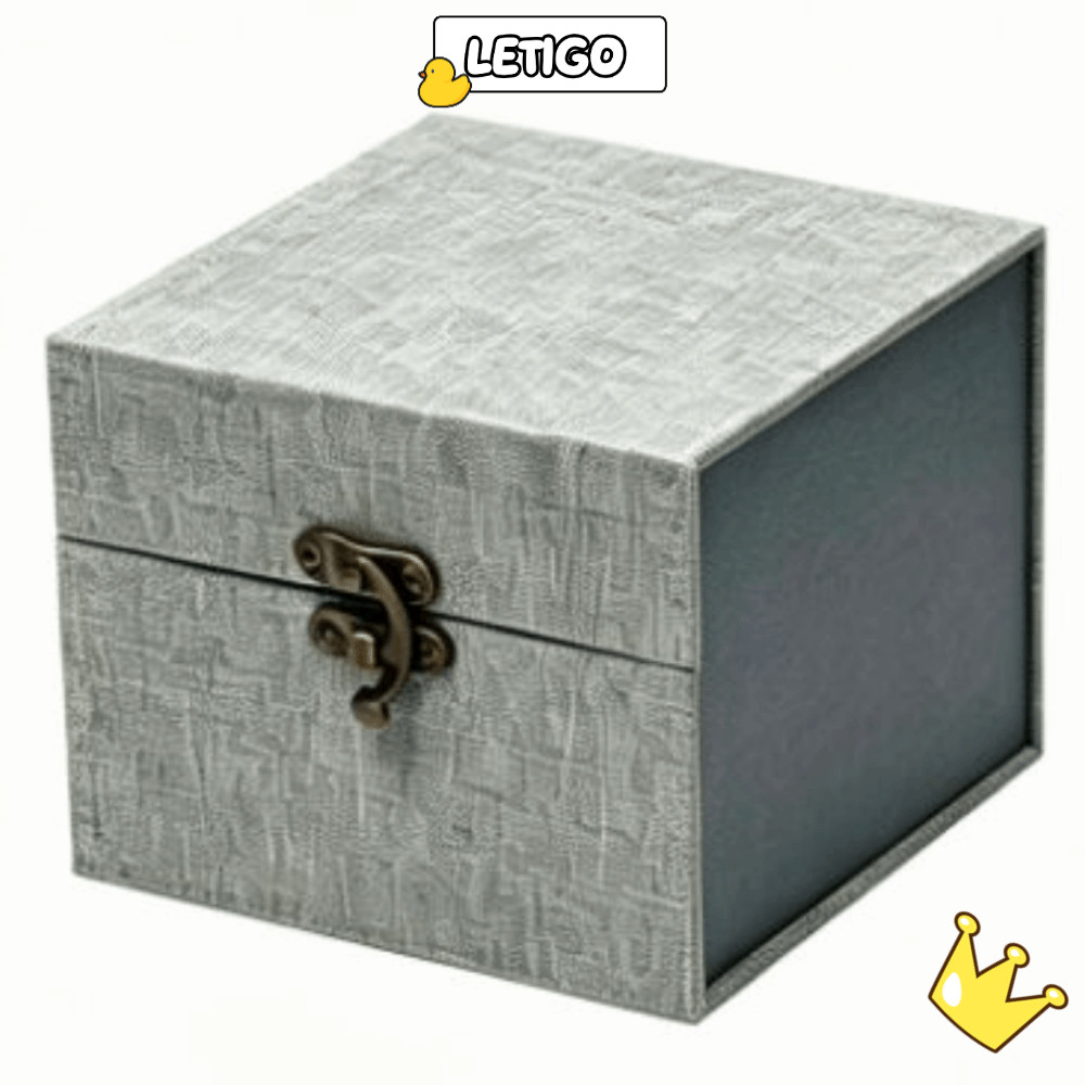 [LETIGO] Hộp đựng đầu búp bê nối bóng, Hộp đựng đầu búp bê BJD bằng vải lanh, Bảng mật độ Khóa đồng 