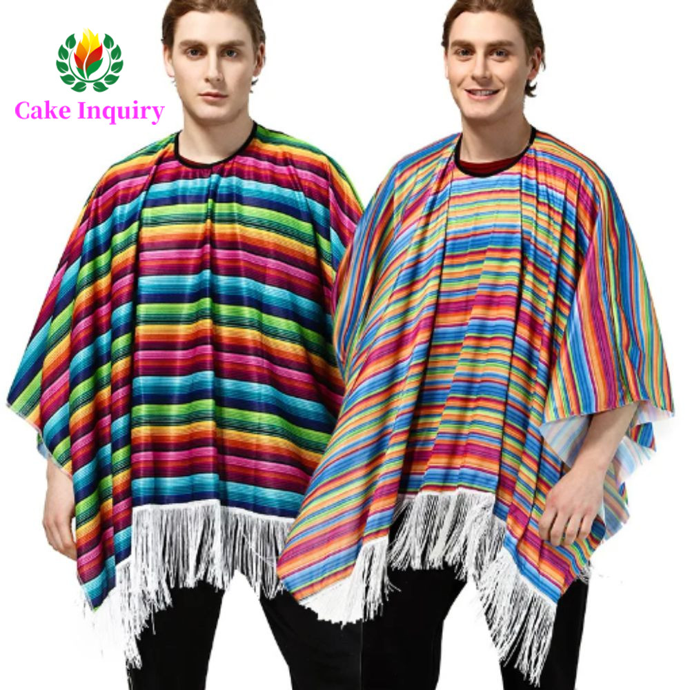 SAHRAI Trang Phục Mexico, Cosplay Dân Tộc Áo Choàng Phong Cách Mexico Áo Choàng, Carnival Dân Gian M