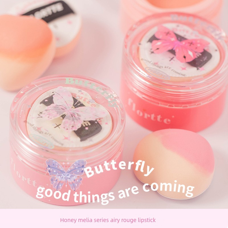 má hồng phấn má hồng Flortte flortte Flortte Good Melia Air Blush Cream 04 Đường viền Làm sáng mở rộ