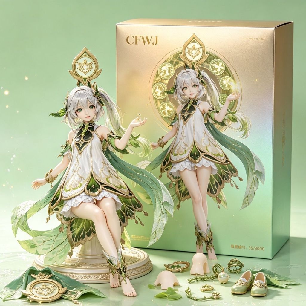 figure Genshin Impact Nahida mô hình nhân vật game anime chất liệu PVC trang trí bàn làm việc quà