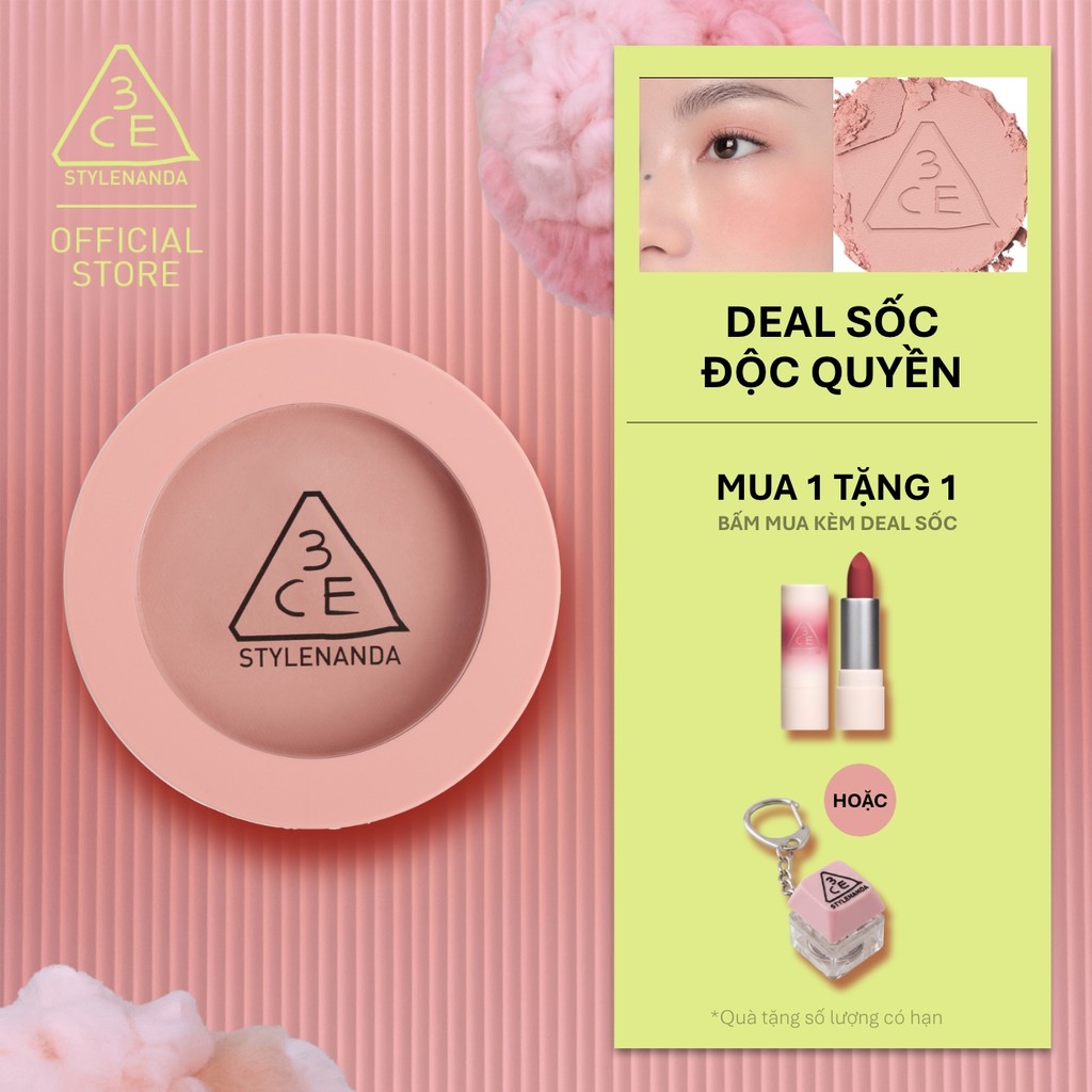 [CÓ MÀU MỚI] Phấn Má Hồng Mịn Lì 3CE Face Blush