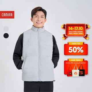Áo khoác gilet chần bông nam CANIFA chống thấm nước siêu ấm 8OT24W030
