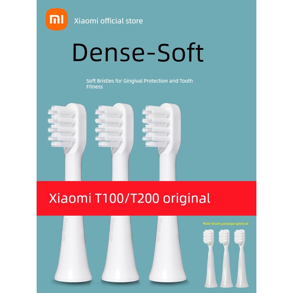 Đầu bàn chải đánh răng điện Xiaomi t100 / t300 Mijia Trẻ em t200 Đầu thay thế Chính hãng Flagship Sả
