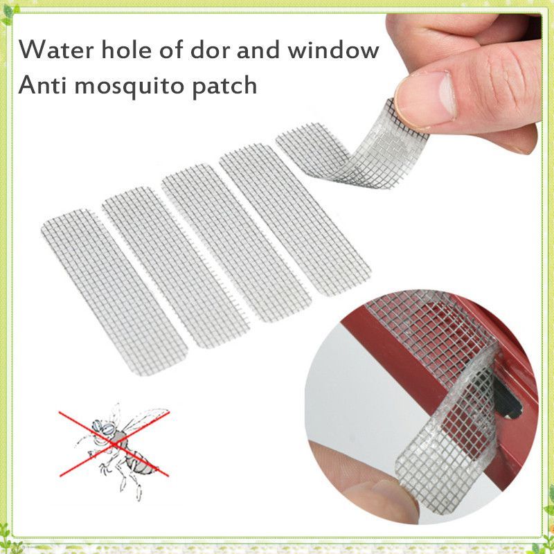 Lomhome❤ ACE ONE[Hàng Có Sẵn] 5 Miếng Dán Cửa Lưới Chống Côn Trùng, Phụ Kiện Sửa Chữa Cửa Sổ Kính Ch