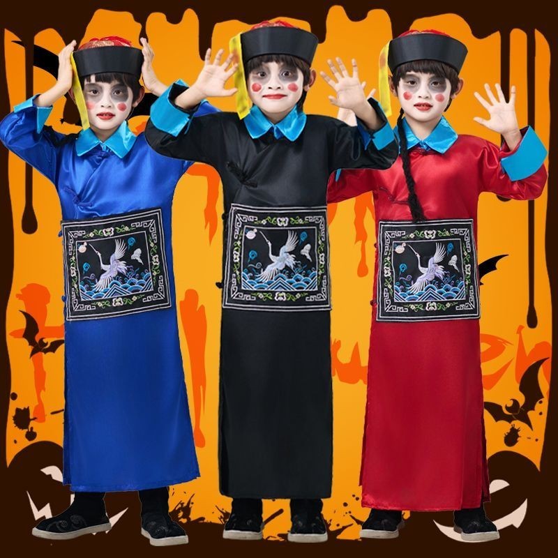 Halloween Trẻ Em Zombie Trang Phục cosplay Nhà Thanh Bộ Trưởng Trẻ Em Zombie Trang Phục Cospla / Col