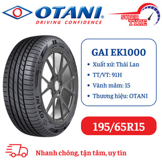 Lốp ô tô du lịch OTANI 195/65R15 EK1000