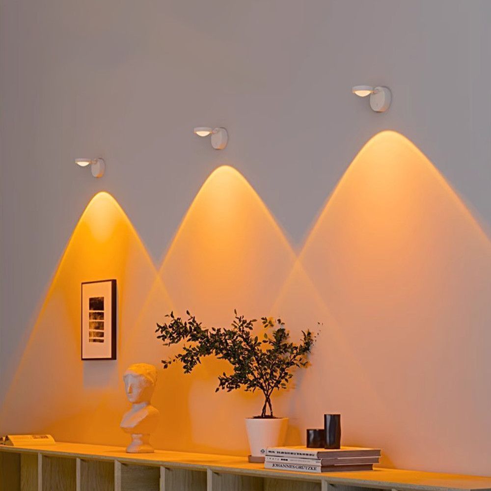 Lưới đỏ không dây ngày không rơi đèn từ tính hút tường treo đèn ngủ nhỏ sạc đèn đầu giường phòng ngủ