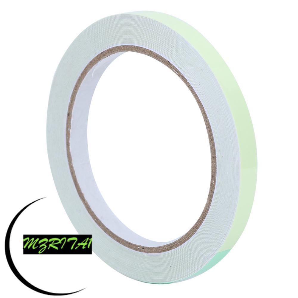 MARITA1 Glow Dark Tape, Băng phát sáng cao 10mmx10m, Bút đánh dấu an toàn Dải phát sáng Băng phát sá