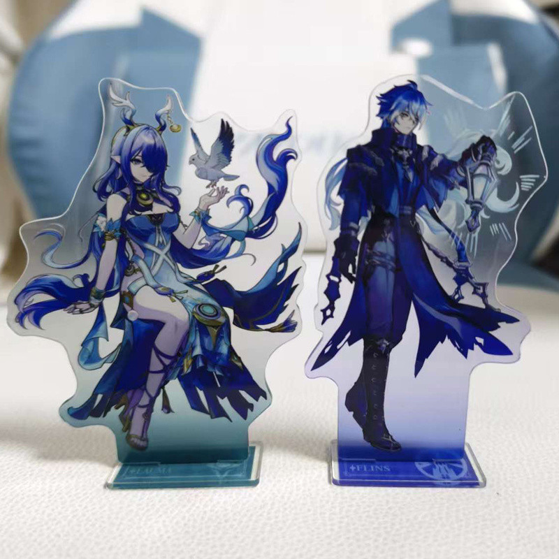 2 Cái / gói Anime Trò Chơi Cosplay Ký Acrylic Đứng Lauma Kyrill Chudomirovich Flins Hình Để Bàn Tran