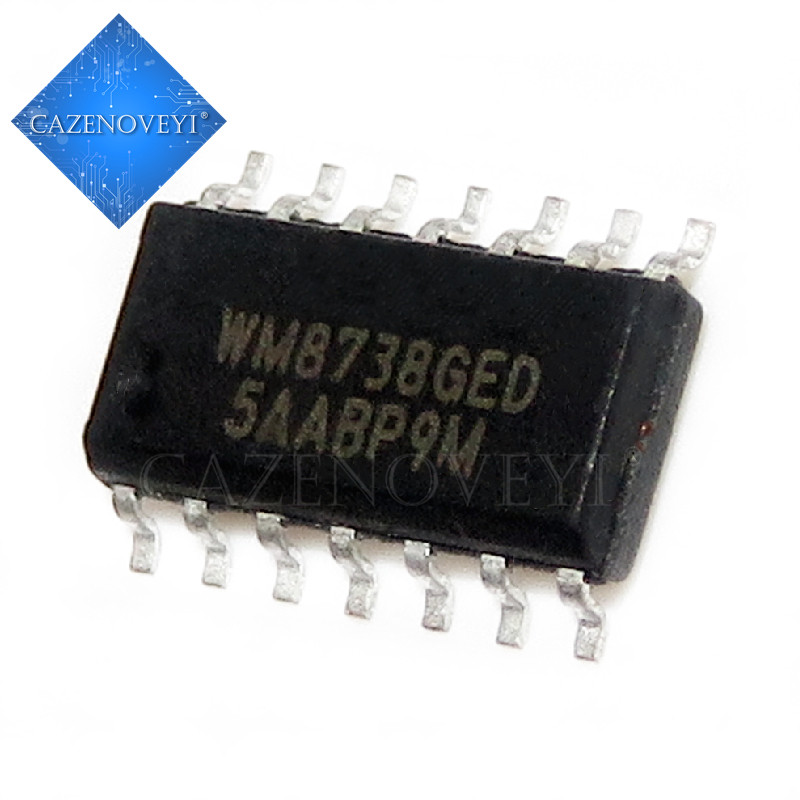 1 Cái / lốc WM8738GED WM8738 3320S 3320 SOP-14 Còn Hàng