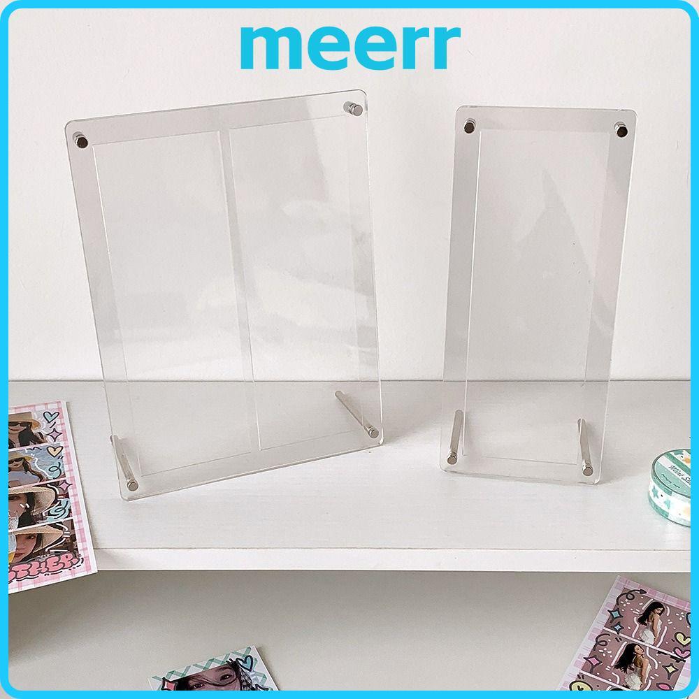 MEERR Kpop Photocard Frame, DIY Frame Acrylic Photocard Stand, INS Picture Frame Life Four Cut
