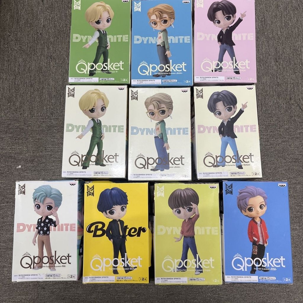Phiên bản Nhật Bản chính hãng Bandai BTS BTS BTS Qposket TinyTan Suga RM J-hope