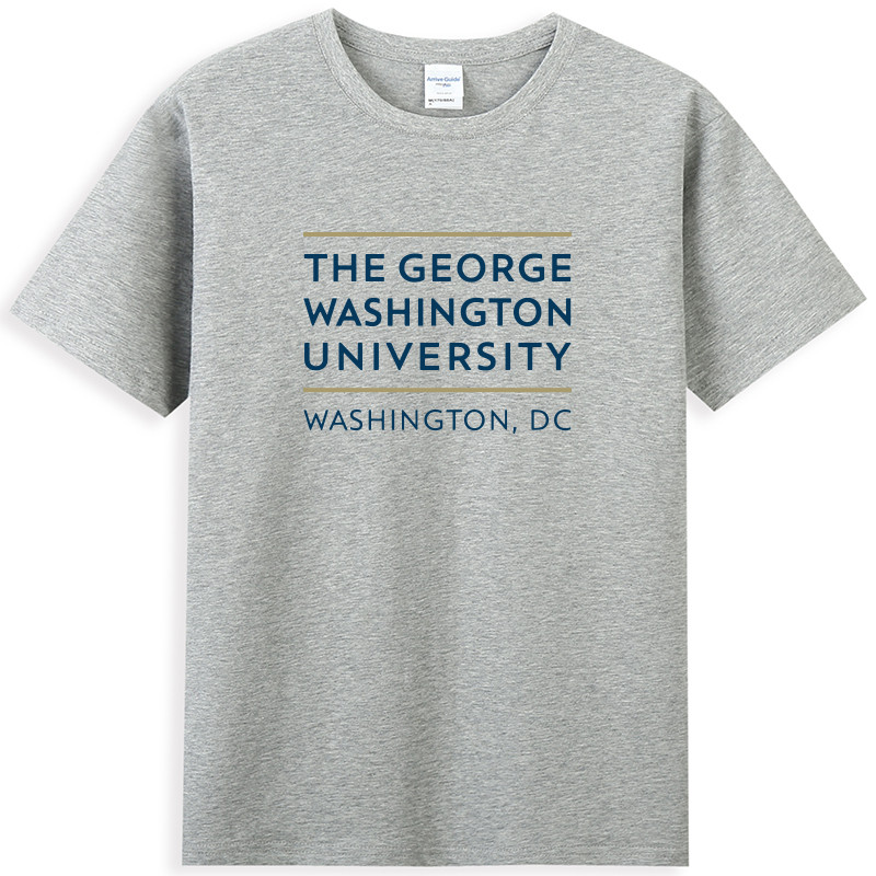 G GWU George Washington Trường Đại Học Đồng Phục Áo Thun Sinh Viên Khuôn Viên Văn Hóa Áo Sơ Mi Tốt N