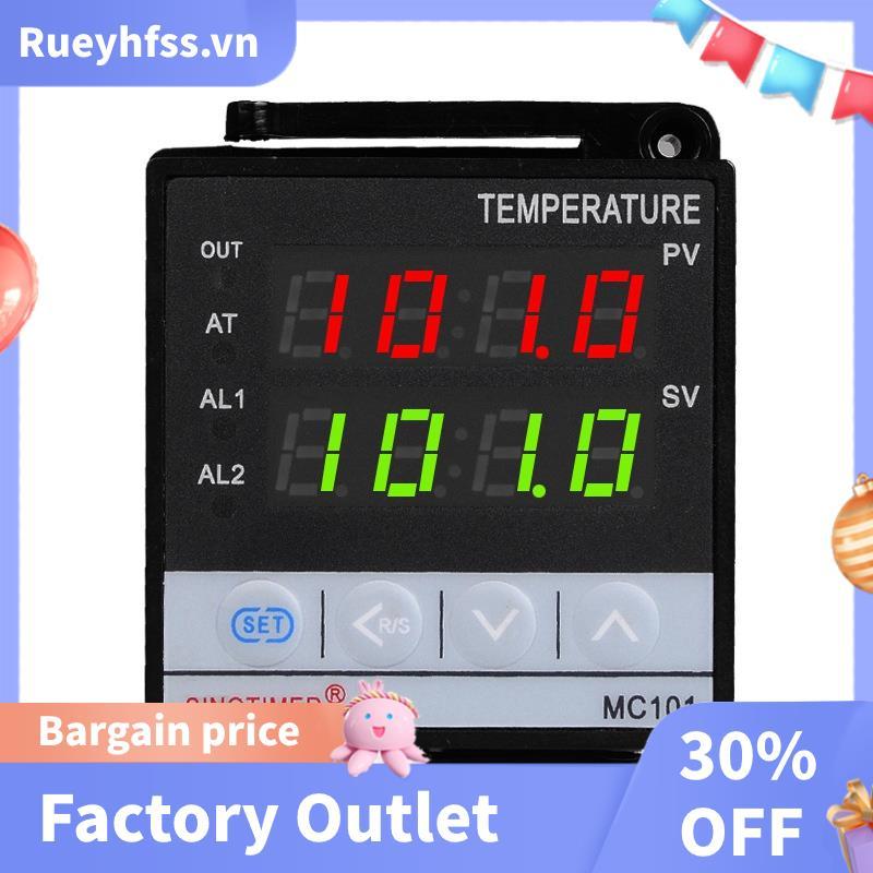 MC101 Màn hình kỹ thuật số Bộ điều khiển nhiệt độ PID Chế độ C / Fahrenheit Đầu dò cảm biến đầu vào 