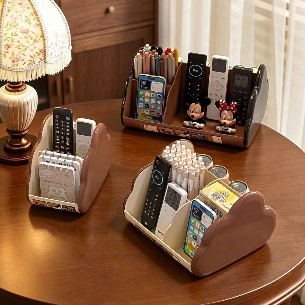 New Product#Desktop storage box for organizing remotes and mobile phones on the living room coffee t