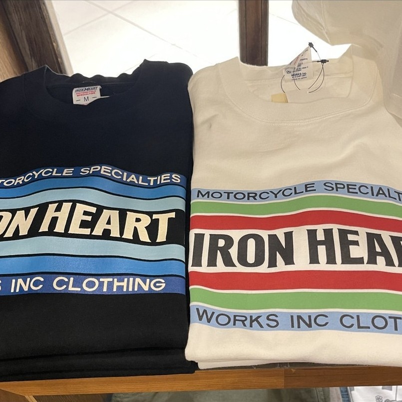 Hàng sẵn có Cotton IRON HEART IRON HEART Áo thun in hình thời trang mùa hè 11