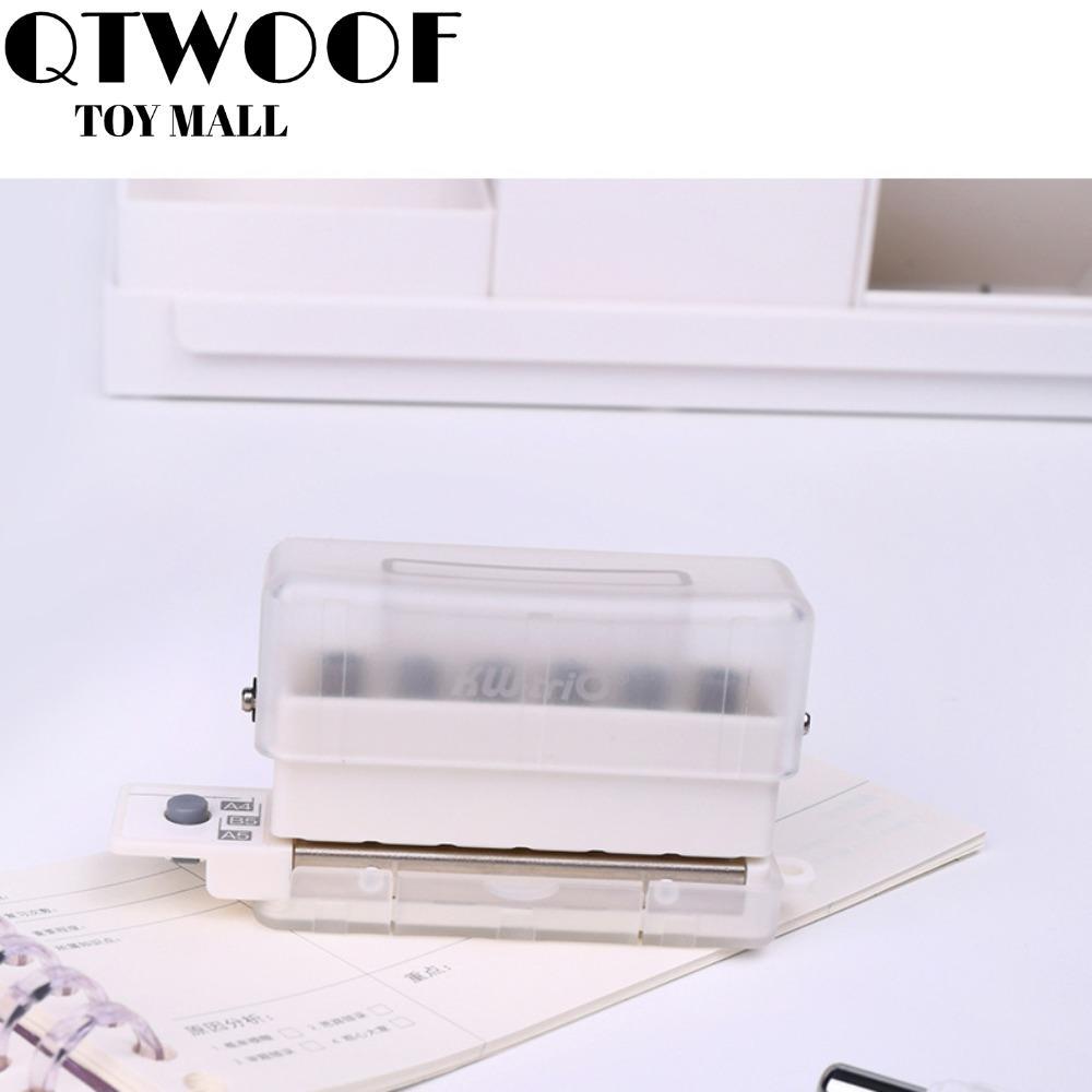 QTWOOF Hole Puncher A5 Paper Binding Diy Loose Leaf Paper