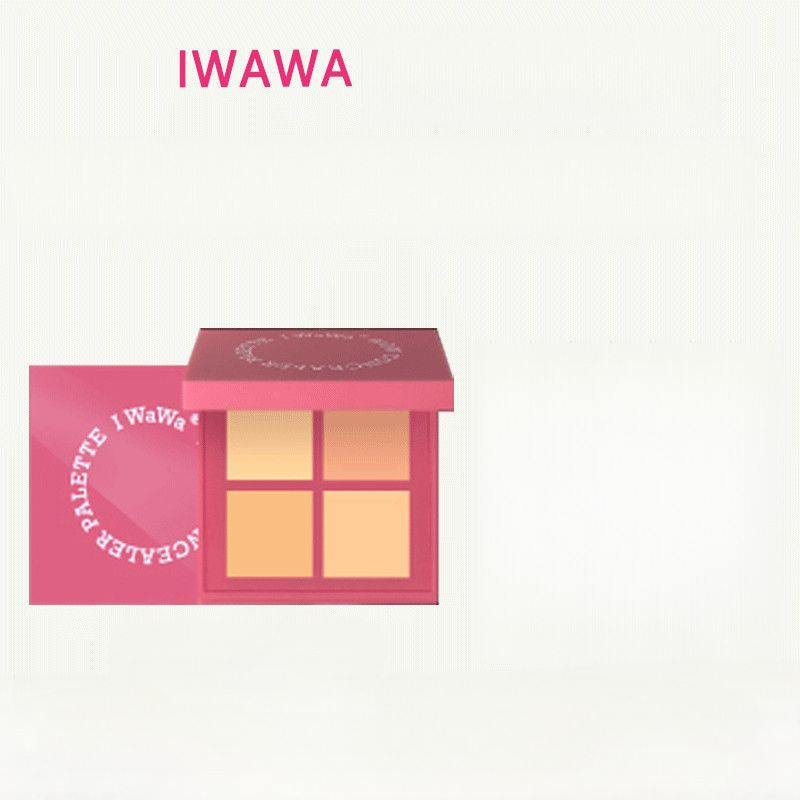 Iwawa Che Khuyết Điểm Bột Cao Cấp Sửa Chữa Mặt Che Khuyết Điểm Vết Mụn Đen Mắt Vòng Tròn Trang Điểm 