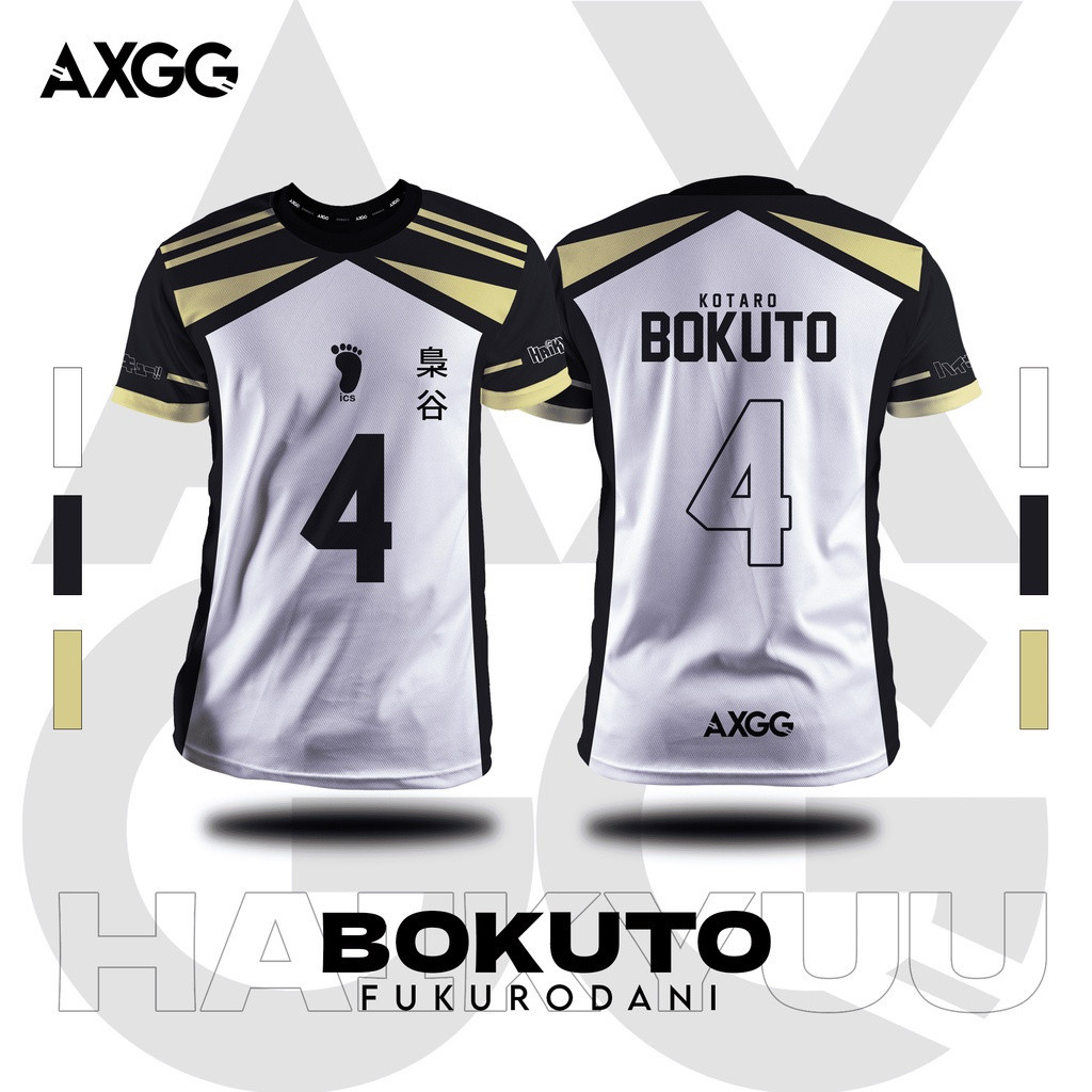 Áo thun nam Hàng có sẵn Haikyuu Bokuto Anime In Áo Nam Nữ Fukurodani Áo Thường Ngày
