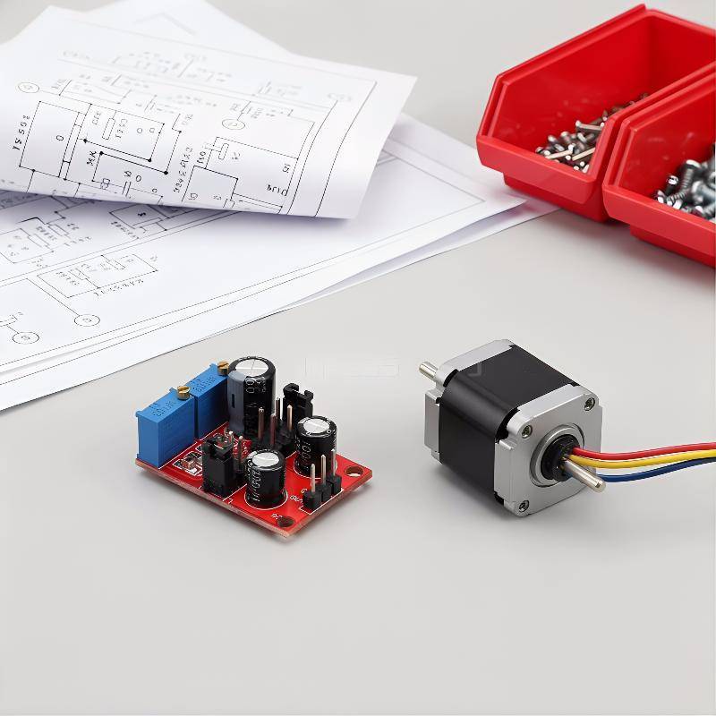 [DZ1] Máy tạo tín hiệu NE555 Mô-đun 1Hz 200kHz Tần số xung có thể điều chỉnh Đầu ra sóng vuông cho t