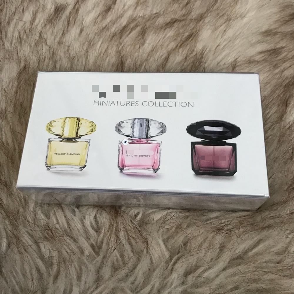 Bán chạy Versace Pink Diamond / Yellow Diamond / Black Diamond Fragrance Ladies Perfume Set Bộ ba mả