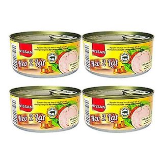 Heo 2 lát VISSAN 150g (Lon in, date mới)