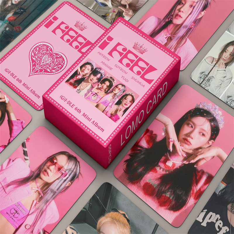 55 Gidle Album Mới I FEEL Cards (G) -idle Photocard Song Yu Qi Ye Shuhua Bộ Sưu Tập Hàng Hóa ins