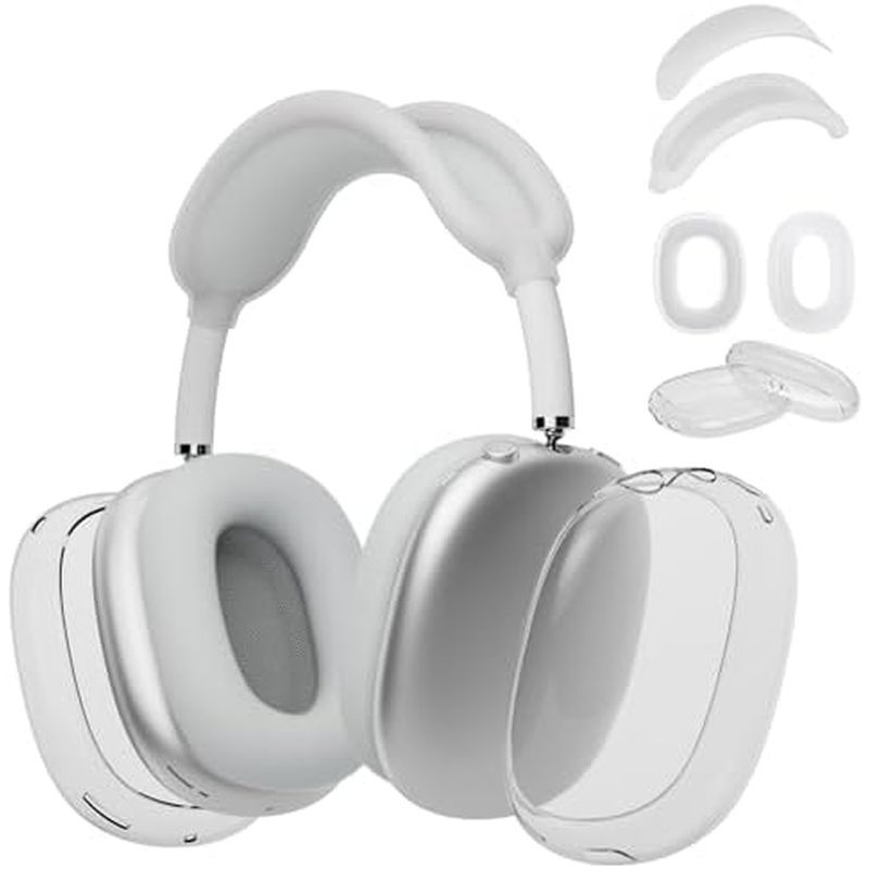 Dành cho Ốp lưng Max 1 / 2, Miếng đệm tai silicon / Vỏ băng đô / Cốc tai TPU mềm trong suốt, [4 tron