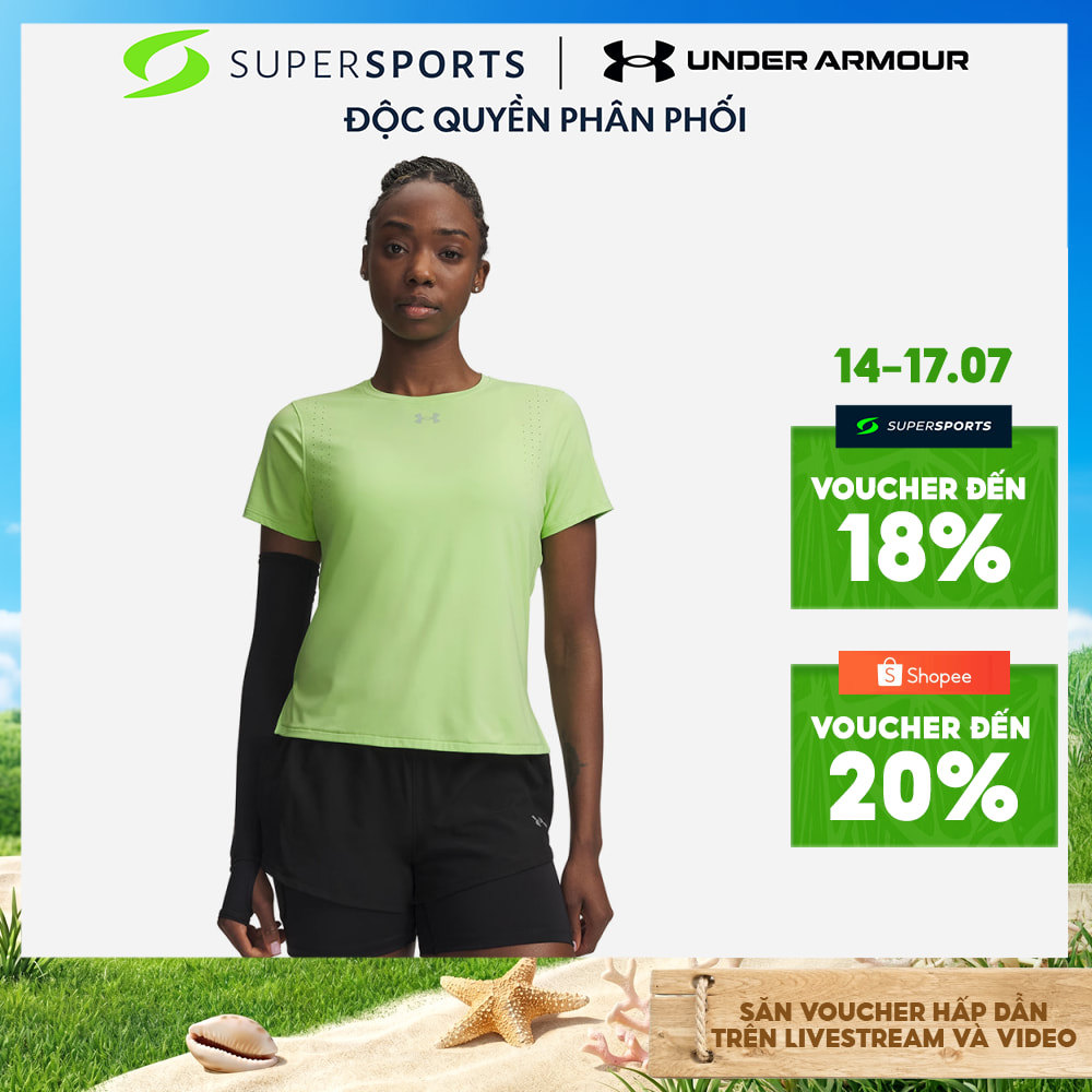 Áo Thun Nữ Under Armour Velociti Pro - 6009536-712 LS400
