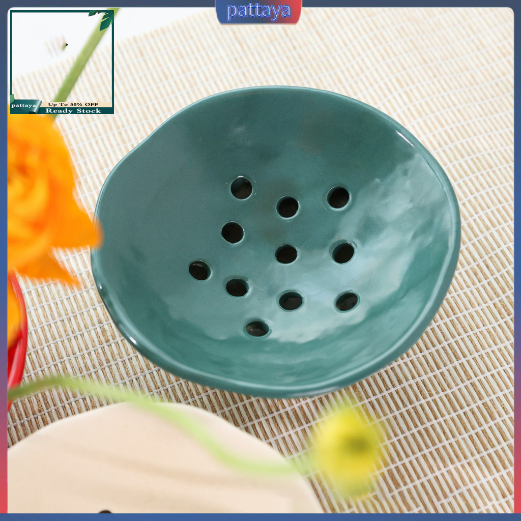 {pattaya} Bình đựng bát ếch hoa Ikebana bằng gốm – Giá đỡ sắp xếp hoa Nhật Bản cho máy tính để bàn t