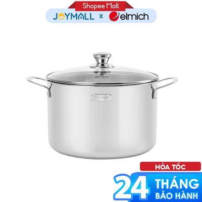 Nồi Inox 3 Lớp Đáy Liền Elmich Trimax Classic 28cm 2410OL, Hàng Chính Hãng, Dùng Mọi Bếp - JoyMall