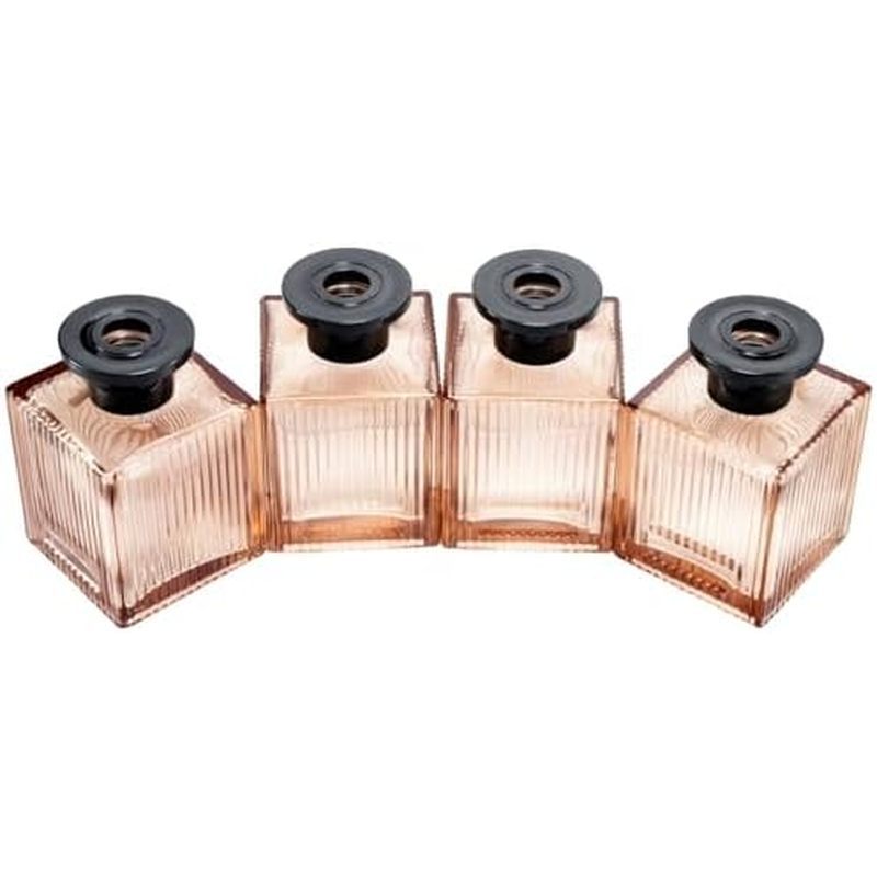 Set of 4 Reed Diffuser Sets Home Fragrance Accessories Decorative Bottle Fragrance Empty Bottle