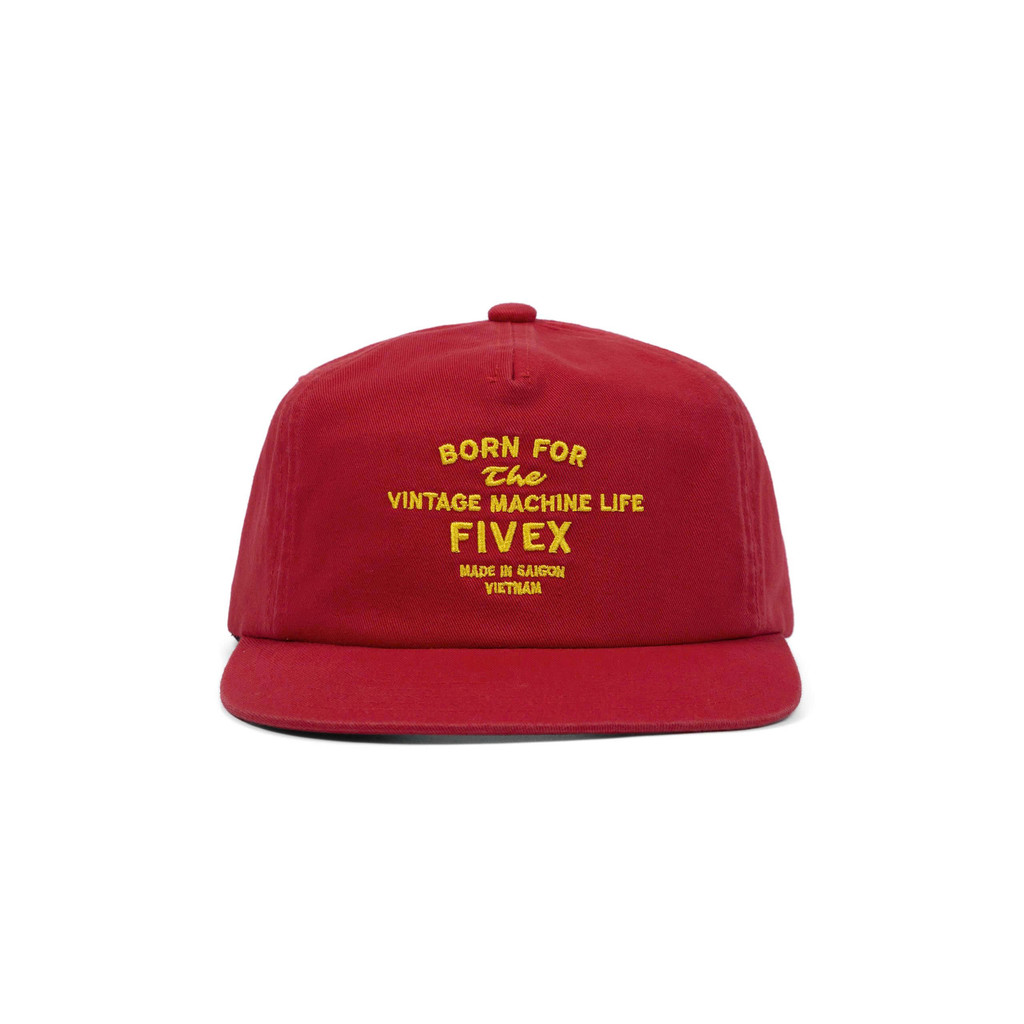 Nón/Mũ lưỡi trai FIVEX 5PANEL VINTAGE - RED